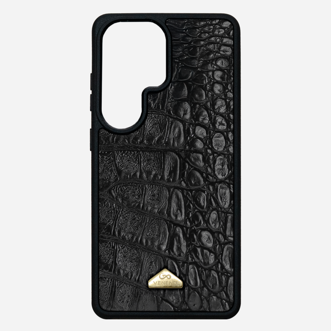 Funda S26 Ultra Illuminati Billionaire Croc Black