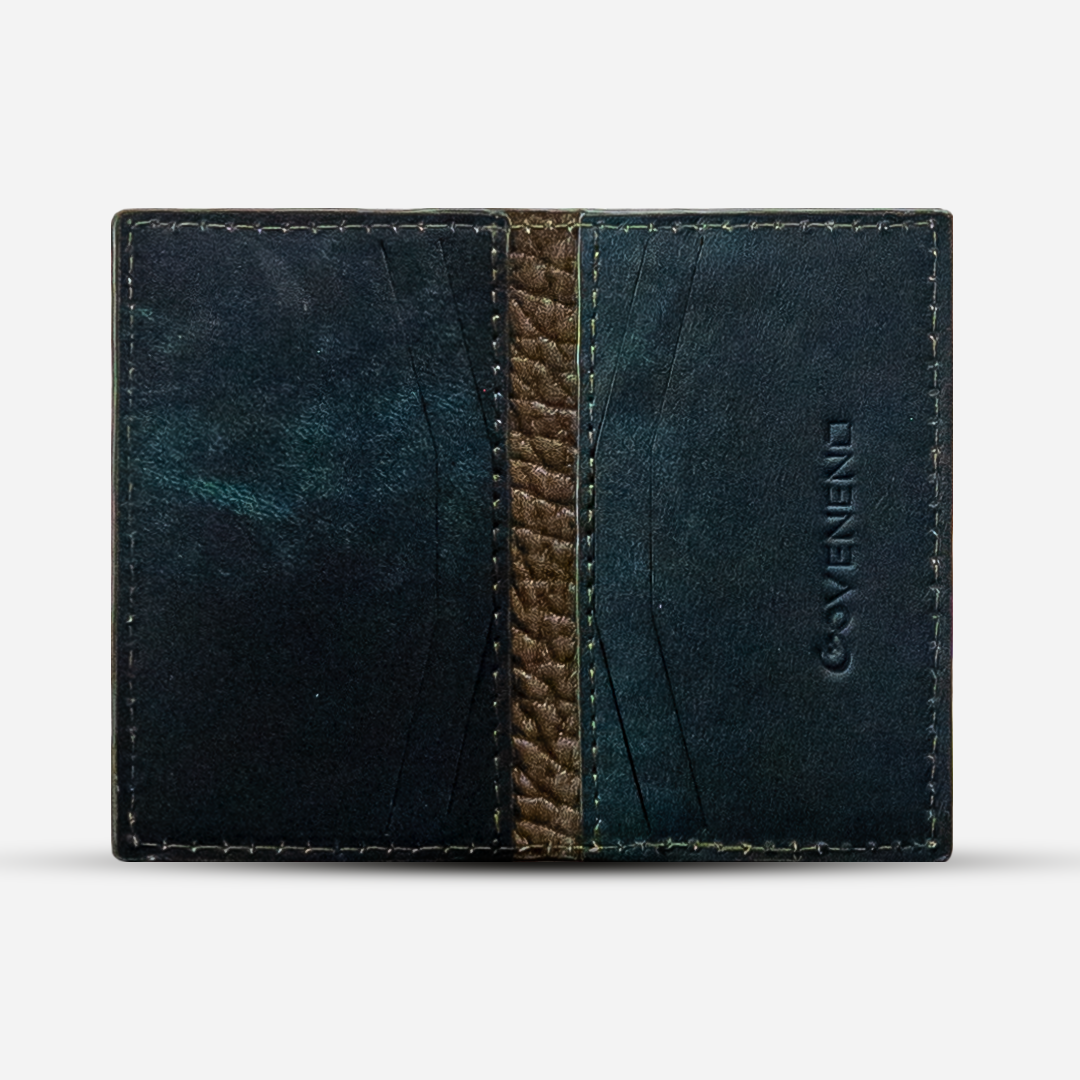 Tarjetero Vertical "Huracán" Desert Green