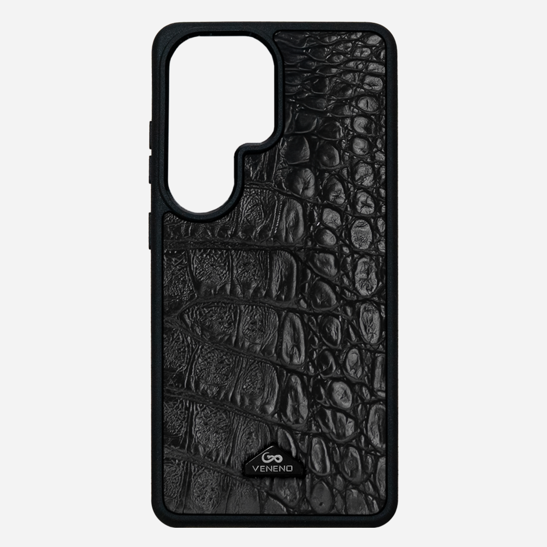 Funda S26 Ultra Illuminati Billionaire Croc Black