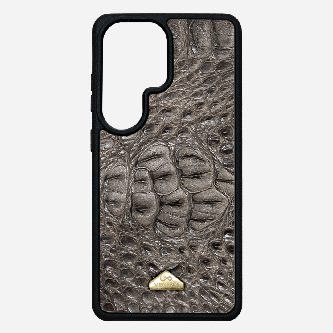 Funda S26 Ultra Phantom Croc Gray