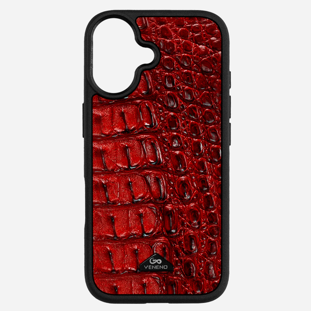 Funda iPhone 17 Billionaire Croc Red