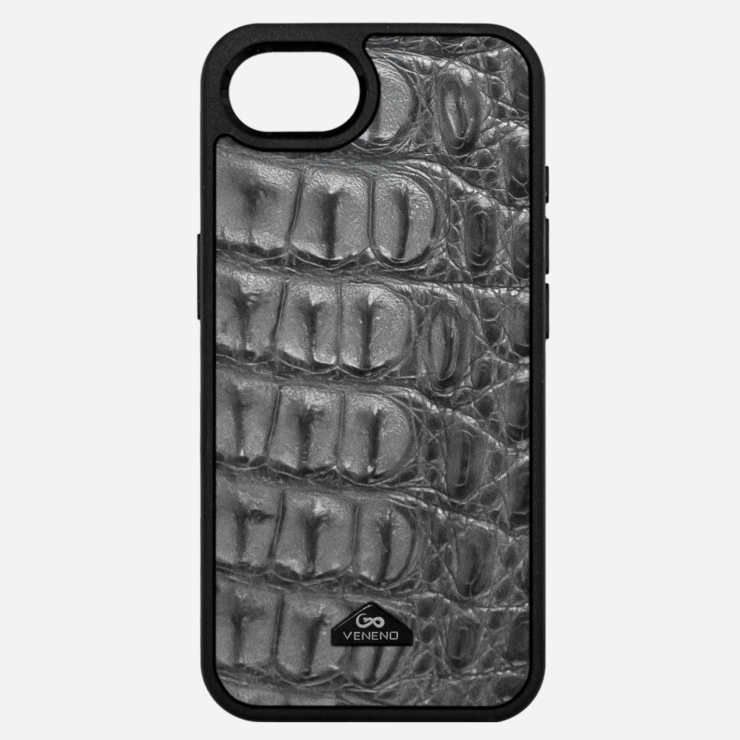Funda iPhone 16e Billionaire Croc Gray