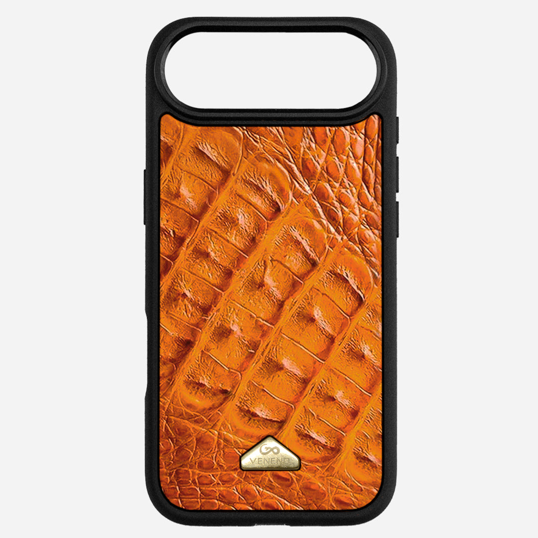 Funda iPhone 17 Air Billionaire Croc Orange Sunset