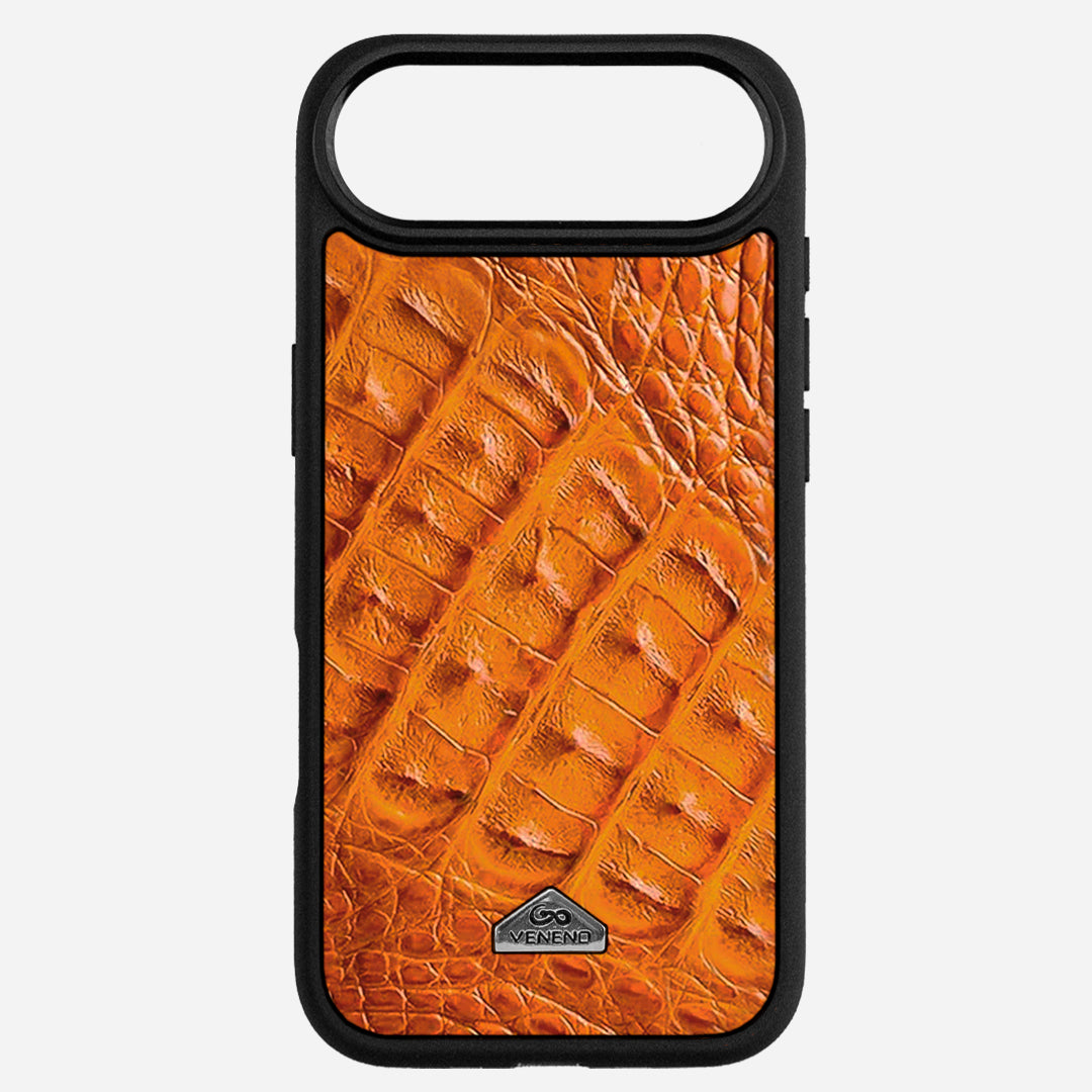 Funda iPhone 17 Air Billionaire Croc Orange Sunset
