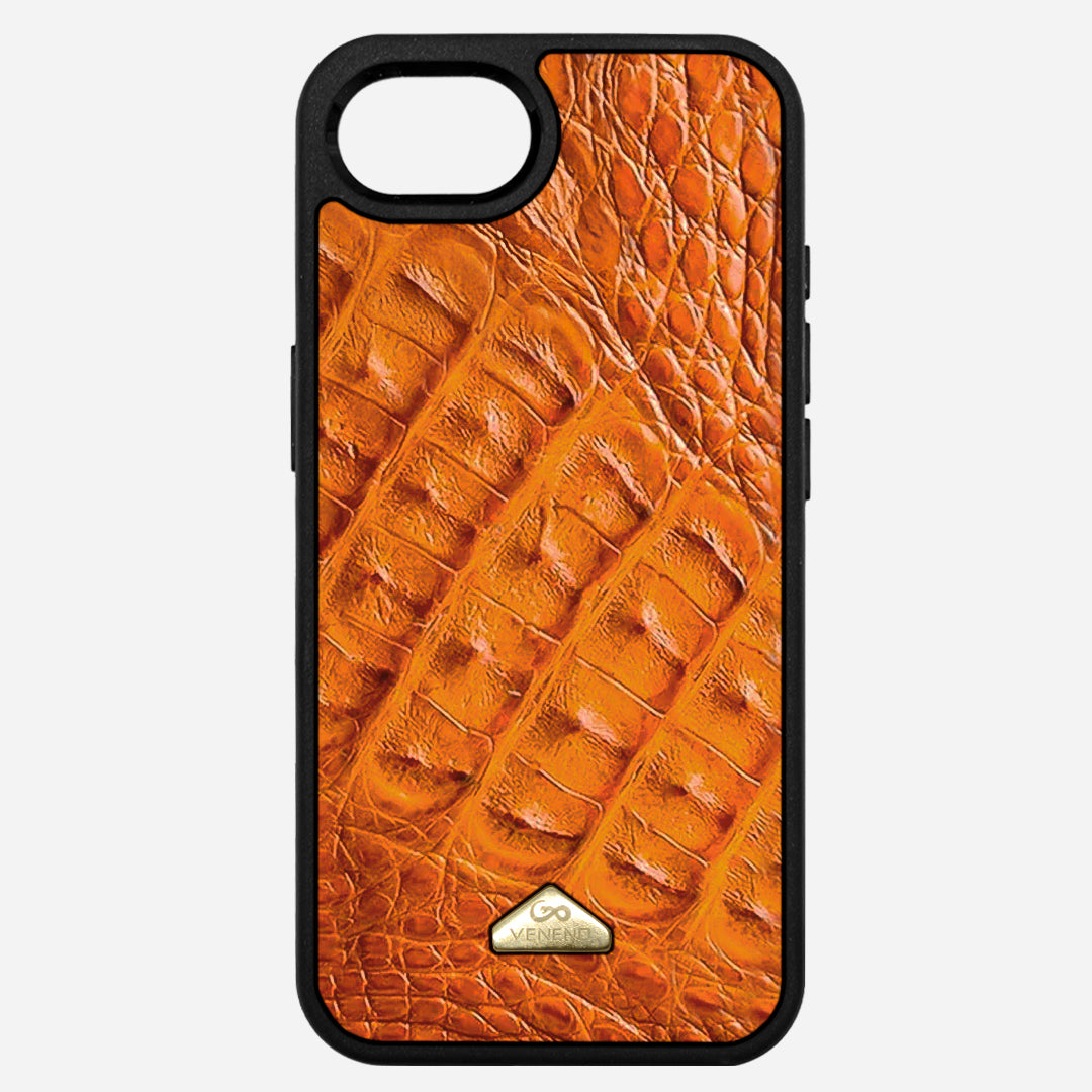 Funda iPhone 16e Billionaire Croc Orange Sunset
