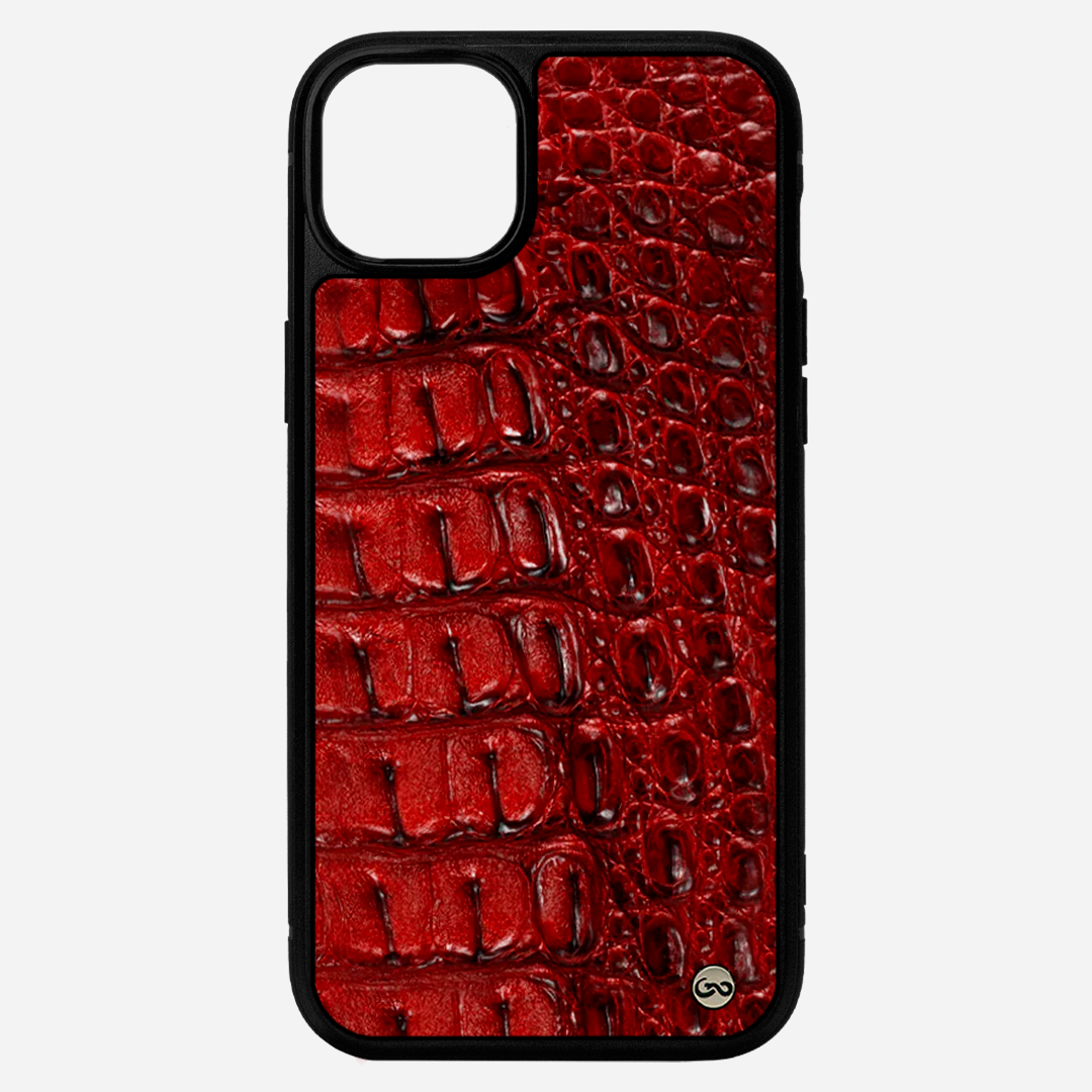 Funda iPhone 14 Plus Billionaire Croc Red