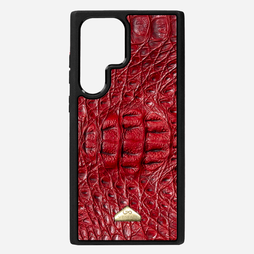 Funda S24 Ultra Phantom Croc Red