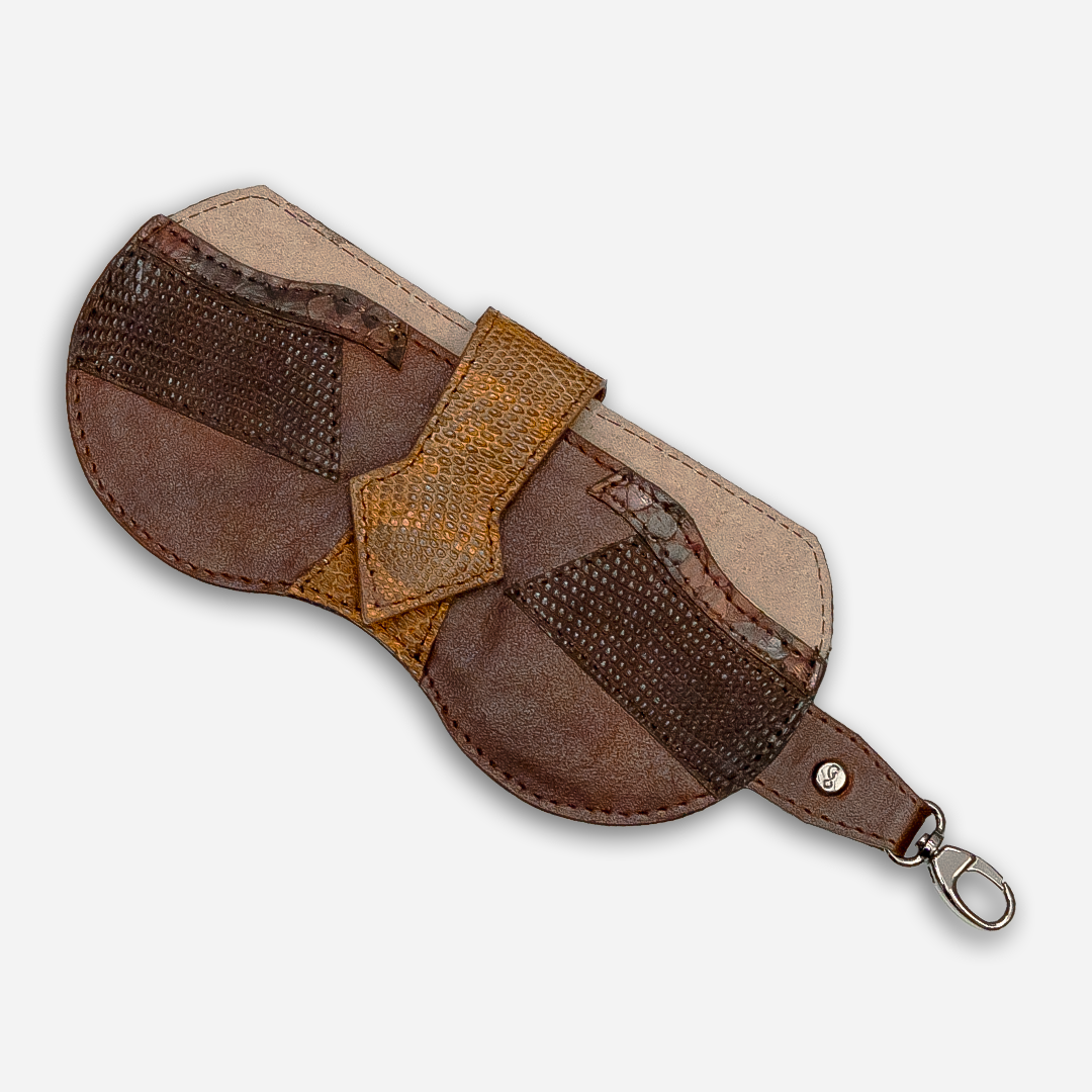 "The Mask" Porta Lentes - Mocha Duo