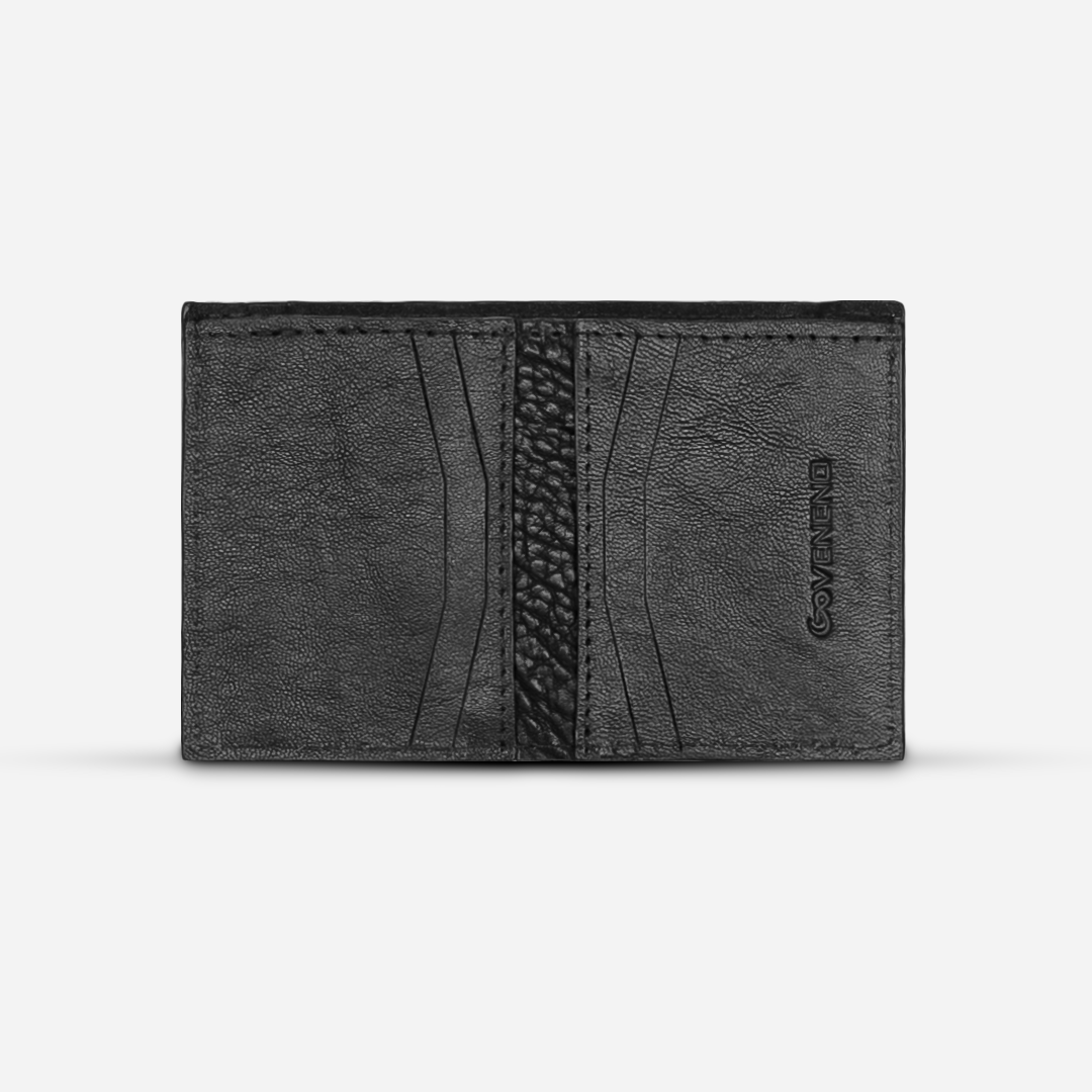 Cartera Compacta "The TIE" - Black Bison