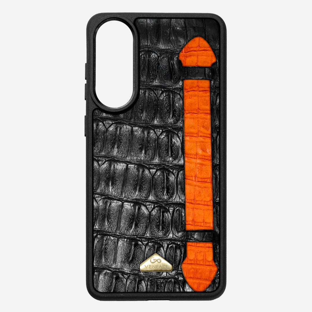 Funda S25 Edge - StrapX Tangerine Noir