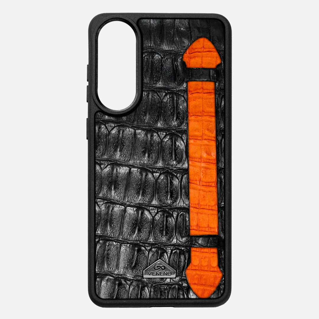 Funda S25 Edge - StrapX Tangerine Noir