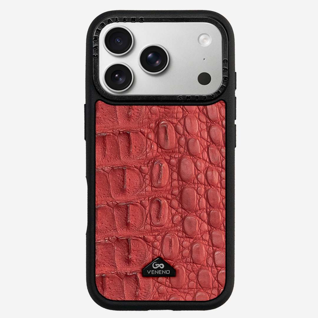 Funda iPhone 17 Pro Max Billionaire Croc Pyra
