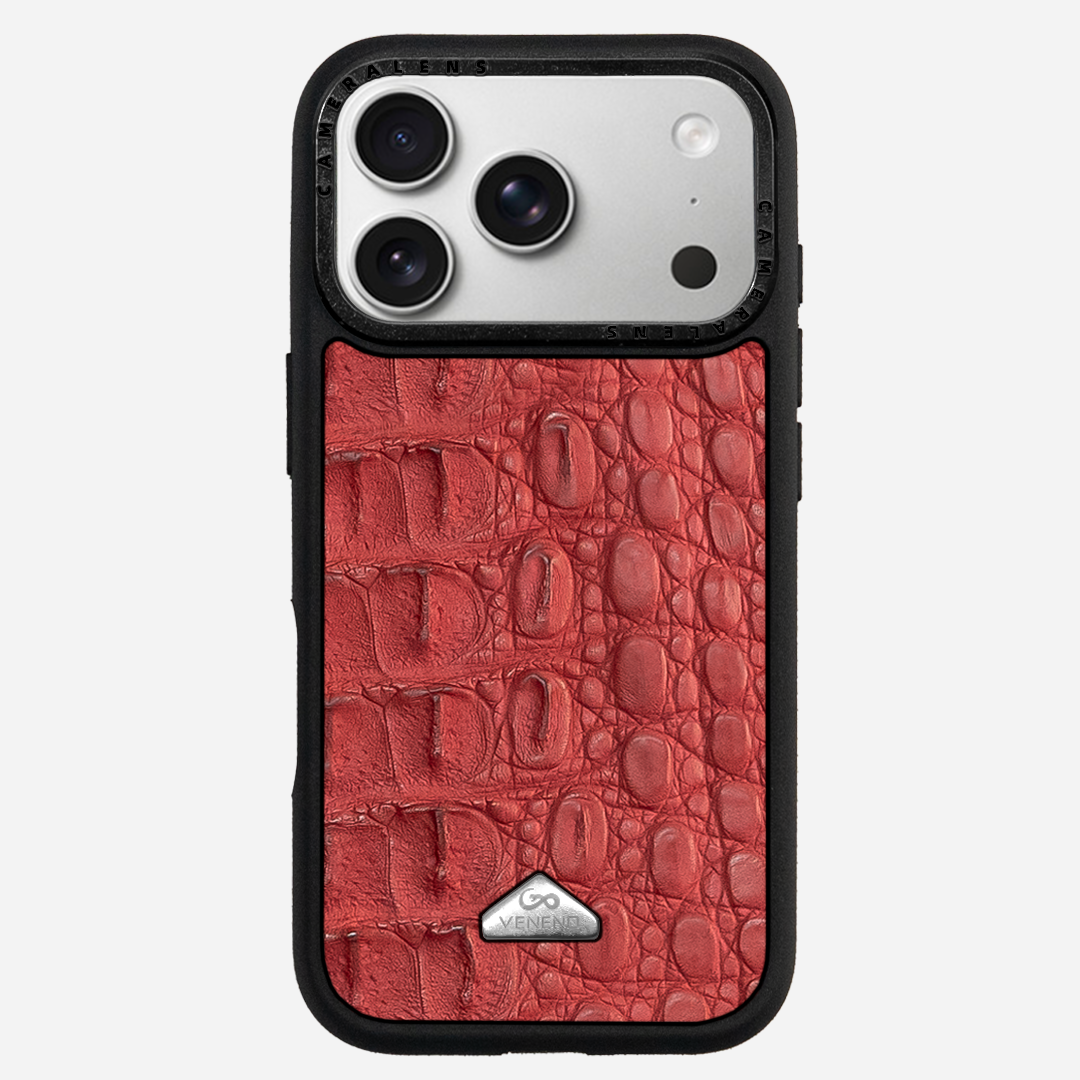 Funda iPhone 17 Pro Max Billionaire Croc Pyra