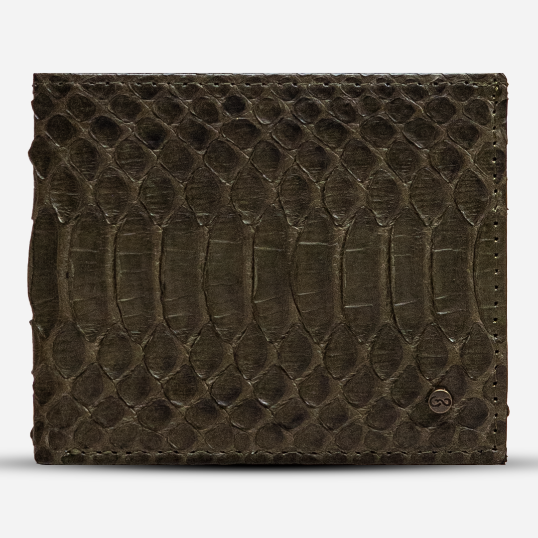 Cartera Grande "The Ambassador" - Smoked Python