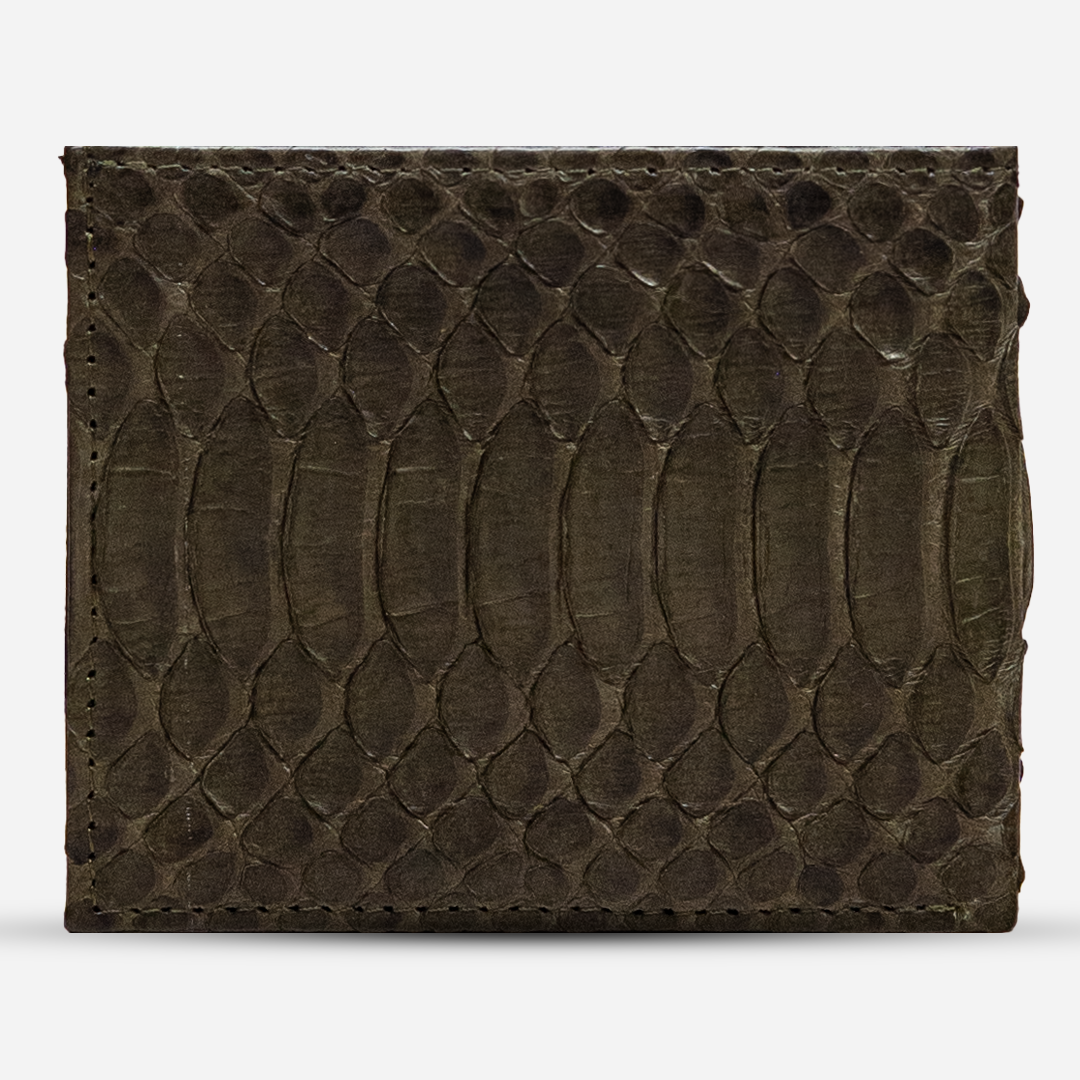 Cartera Grande "The Ambassador" - Smoked Python