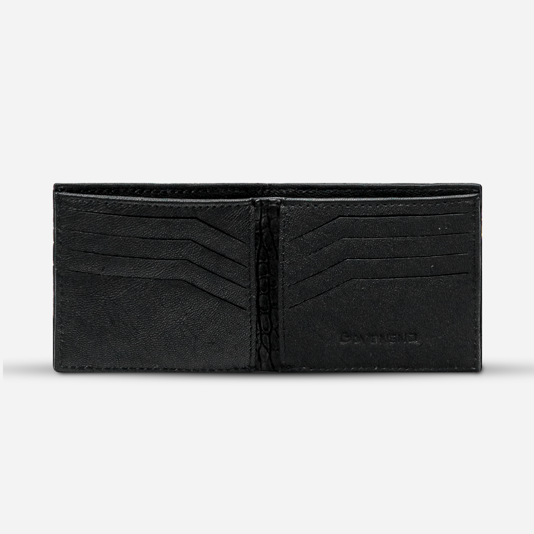 Cartera "The Grid" - Billionaire Croc Black