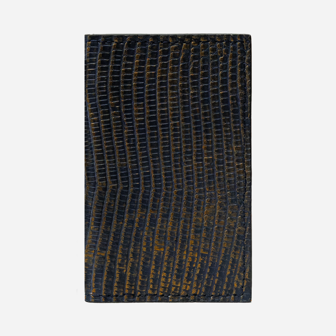 Tarjetero Vertical "Huracán" Lizzard Bronze