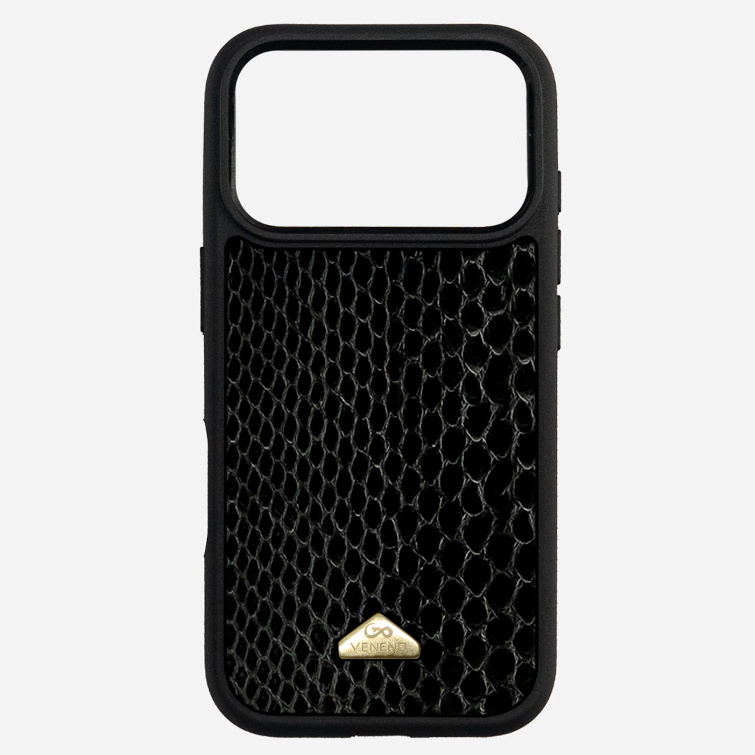 Funda iPhone 17 Pro Max Python Half Black