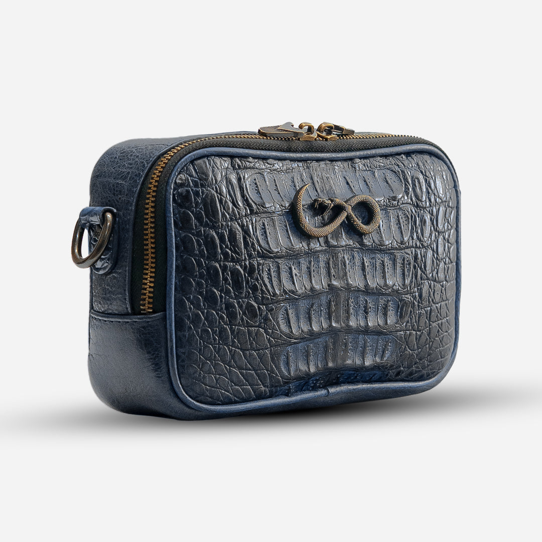 Documentera Mini - Billionaire Croc Navy Blue