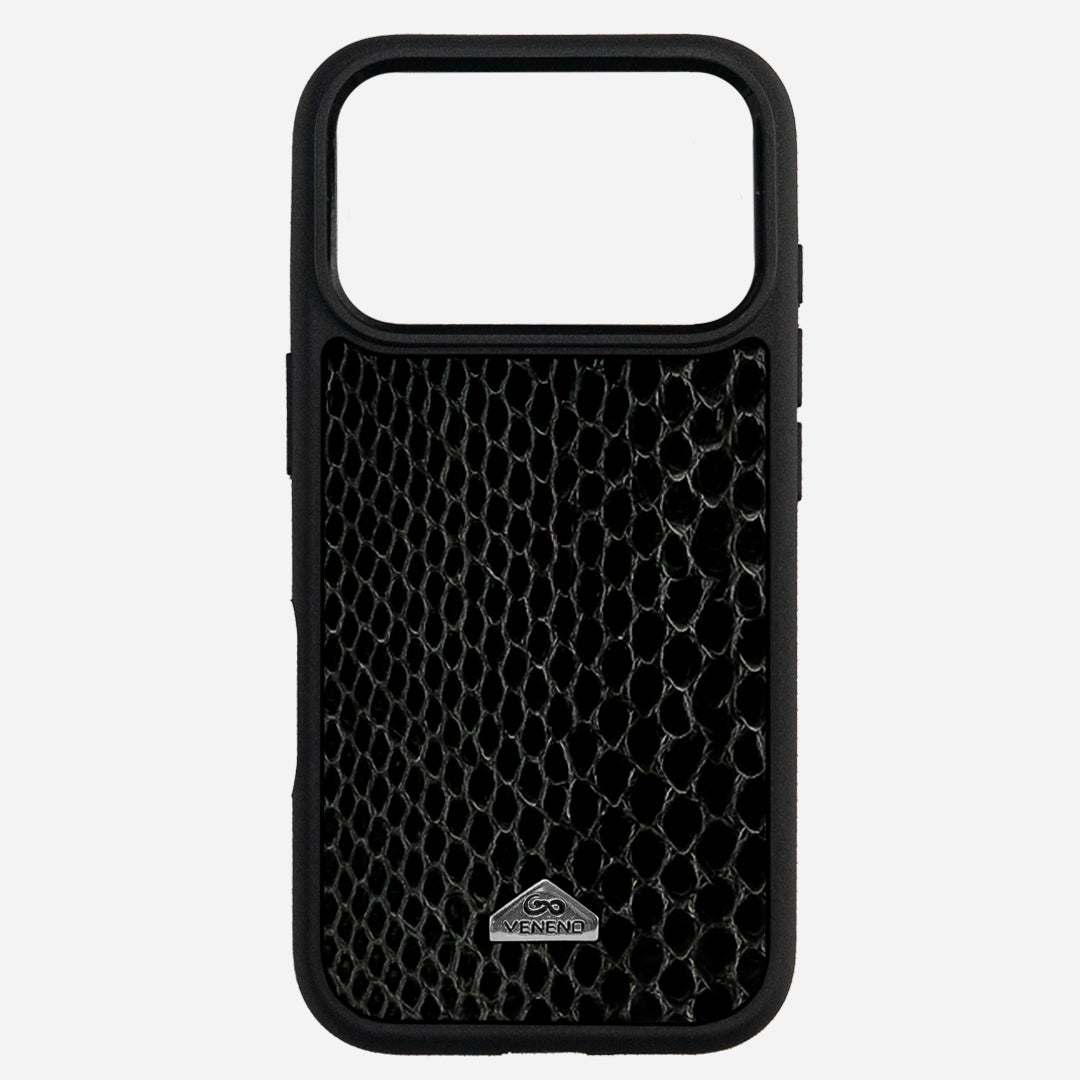Funda iPhone 17 Pro Max Python Half Black