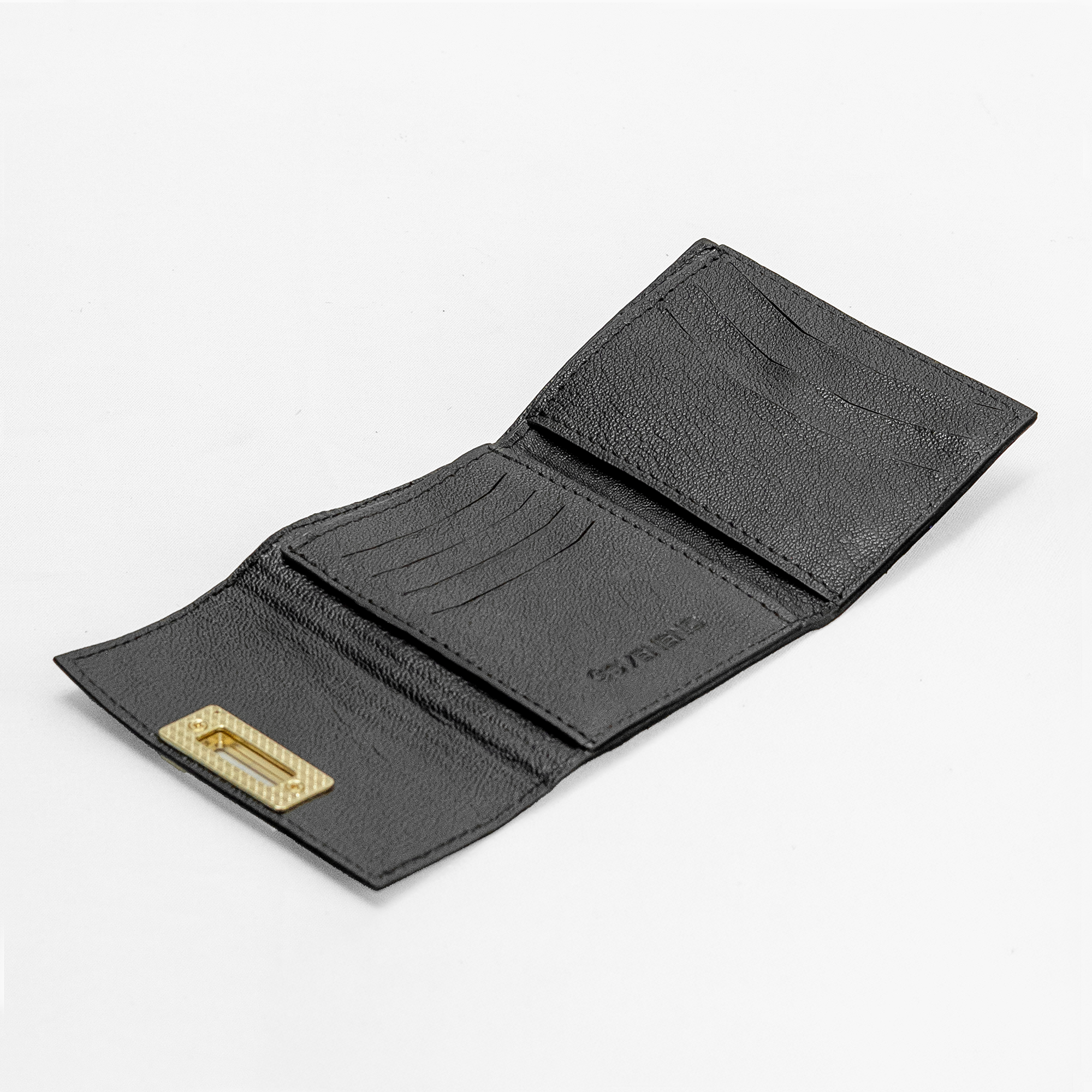 Cartera Trifold "Mila" - Faux Crocodile