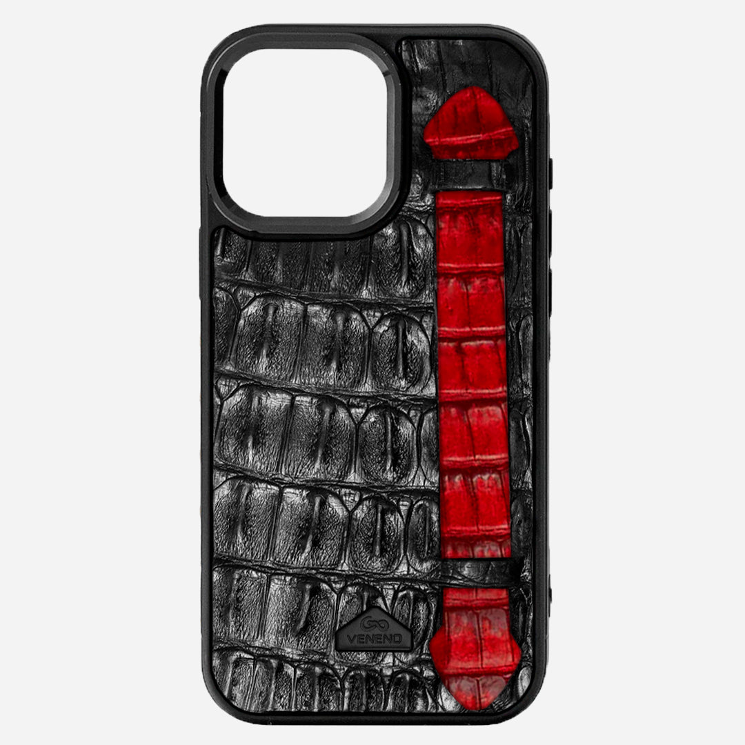 Funda iPhone 16 Pro Max - StrapX Cherry Noir