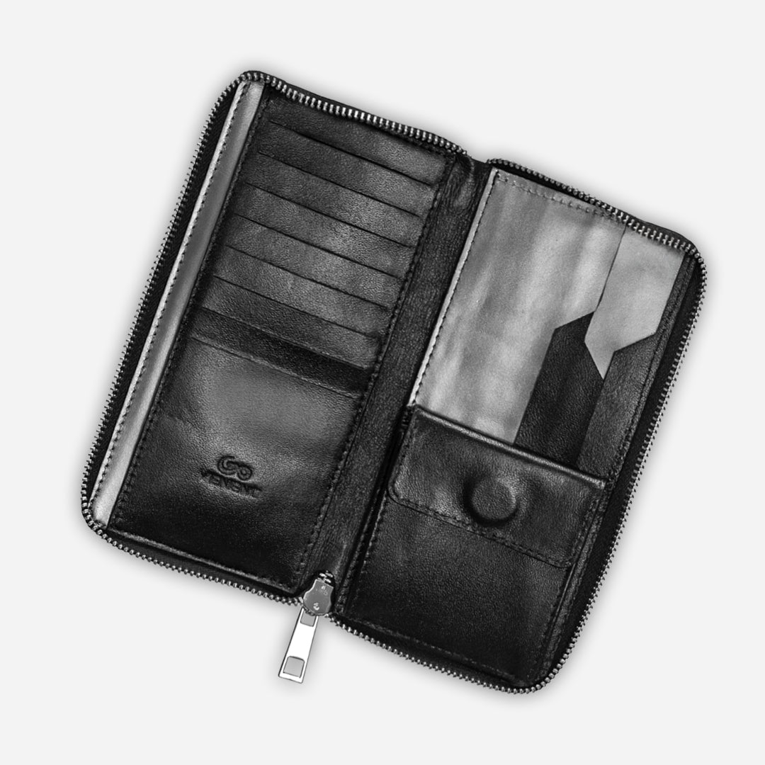 Cartera Larga "The Glam" Stingray Black