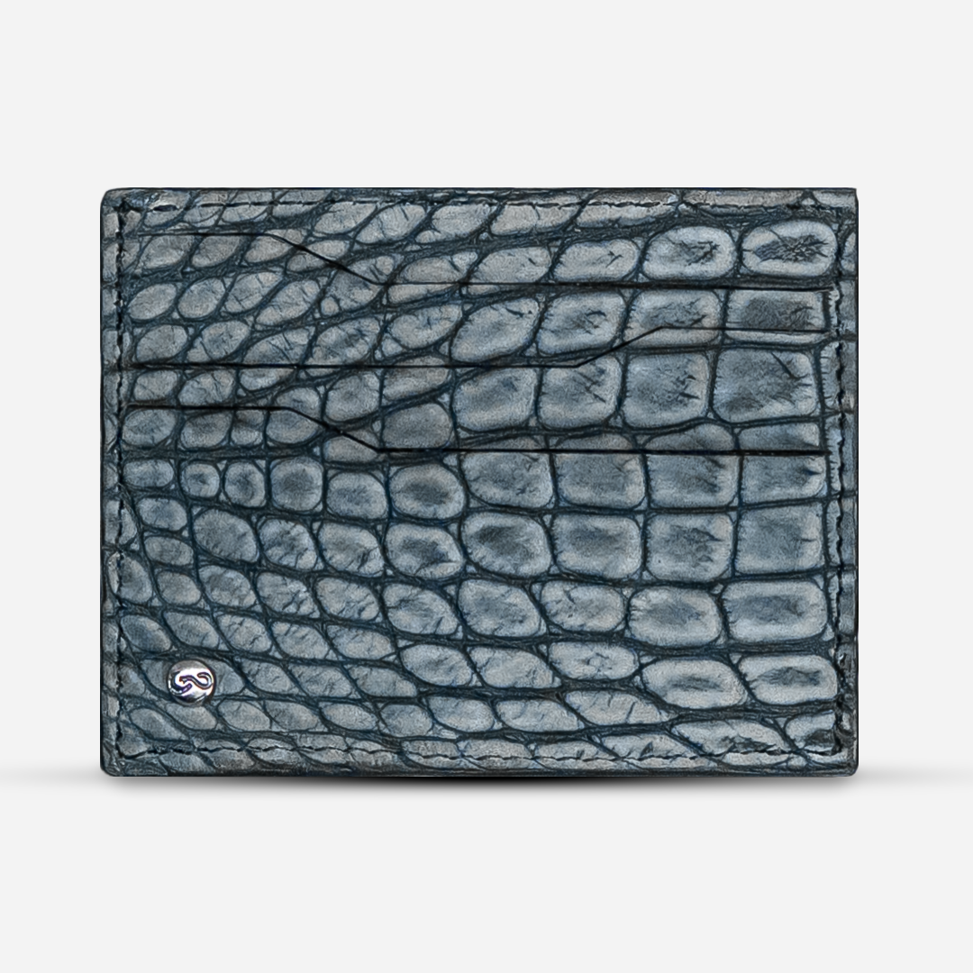 Tarjetero Horizontal "Turbo" Croc Nebelis