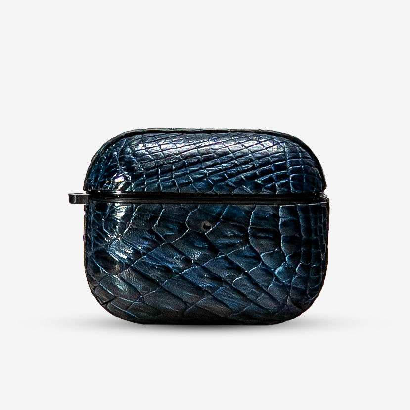 Funda Airpods Pro 3Gen - Billionaire Croc Navy Blue