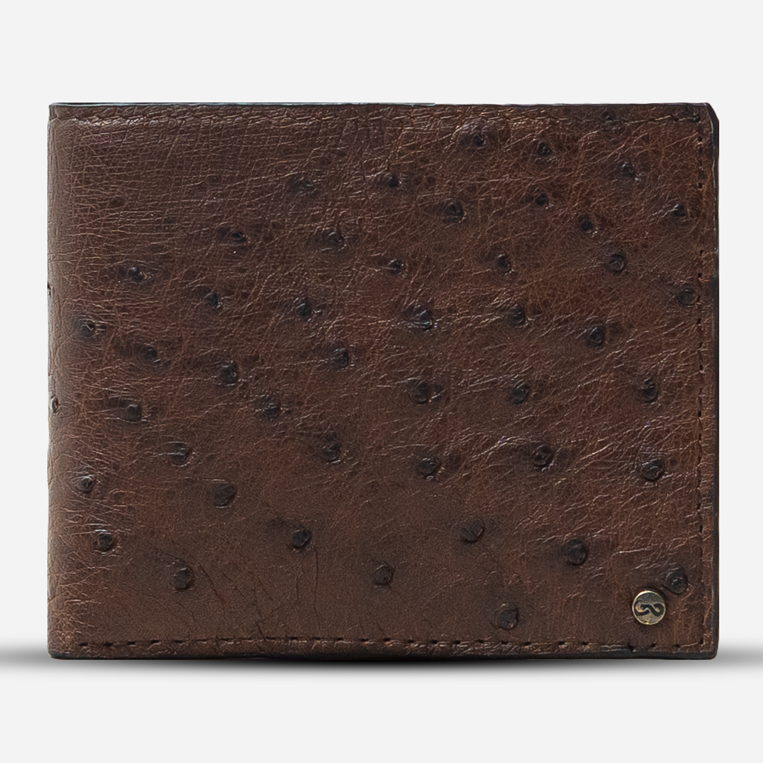 Cartera Grande "The Ambassador" - Ostrich Full Brown