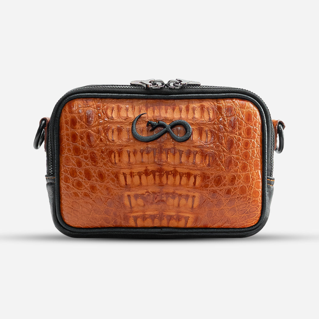 Documentera Mini - Billionaire Croc Orange Sunset