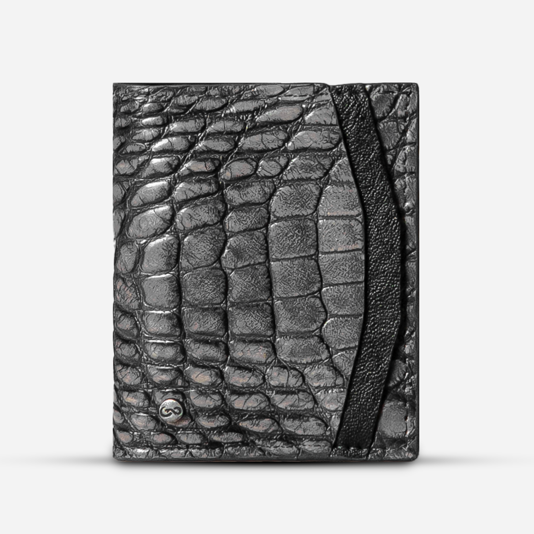 Cartera Compacta "The TIE" Billionaire Croc Eleph