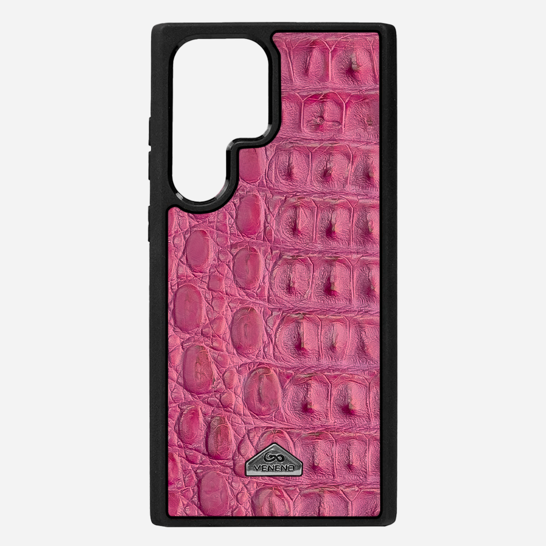 Funda S24 Ultra Illuminati Billionaire Croc Electric Rose