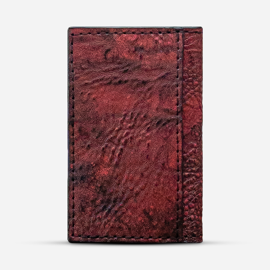 Tarjetero Vertical "Huracán" Red Lava