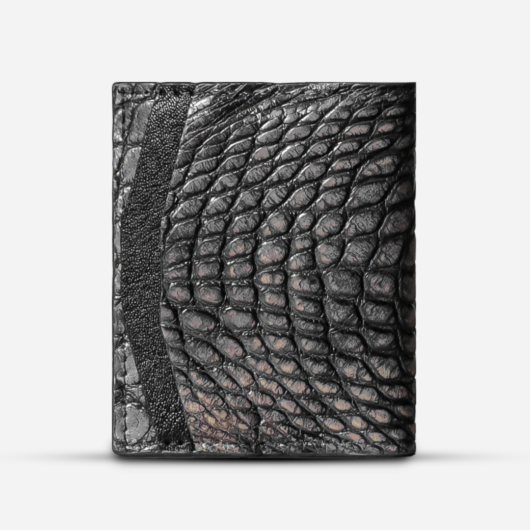 Cartera Compacta "The TIE" Billionaire Croc Eleph
