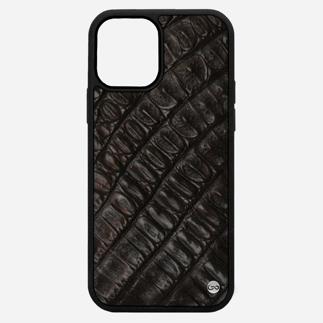 Funda iPhone 11 - Billionaire Croc Black