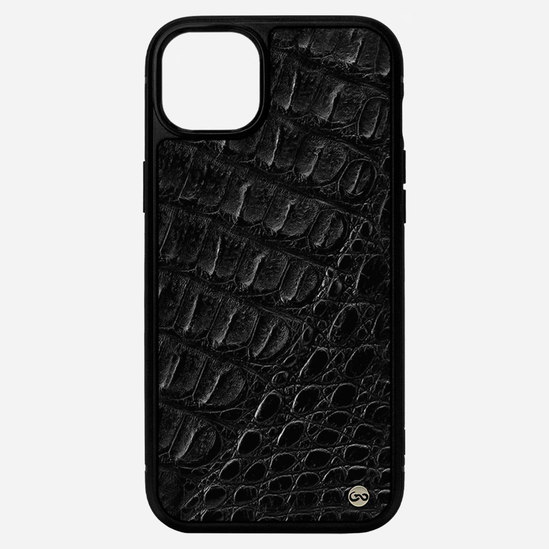 Funda iPhone 15 Plus Billionaire Croc Black
