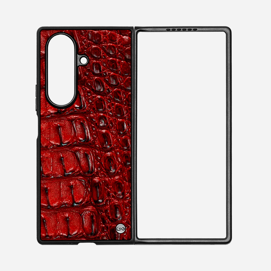 ZFOLD7  - Billionaire Croc Red