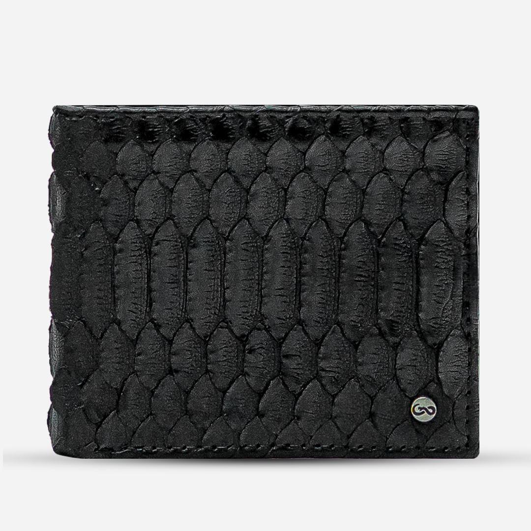 Cartera "The Grid" Python Black