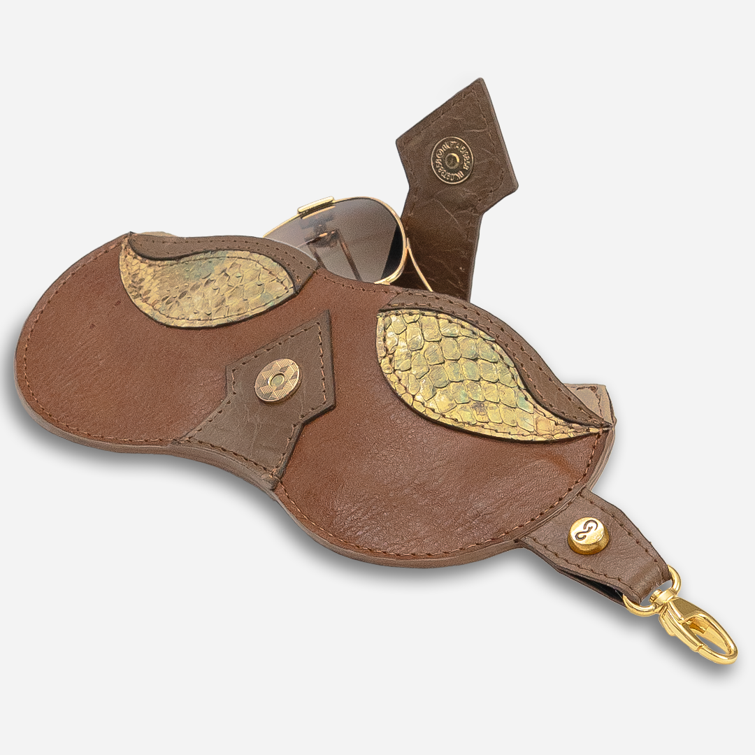 Estuche Porta Lentes - Aurum Brown