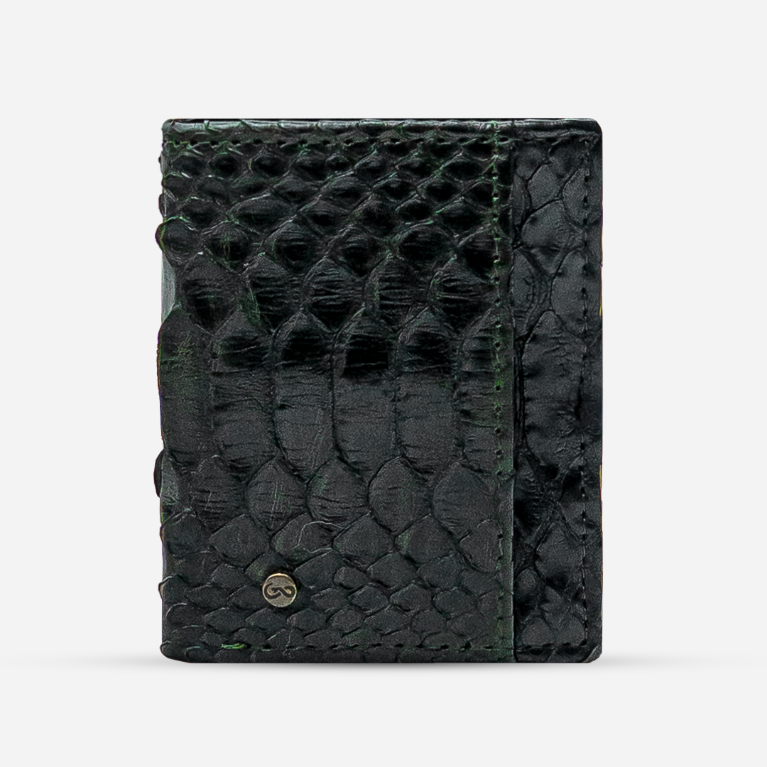 Cartera Compacta "The TIE" Python Forest