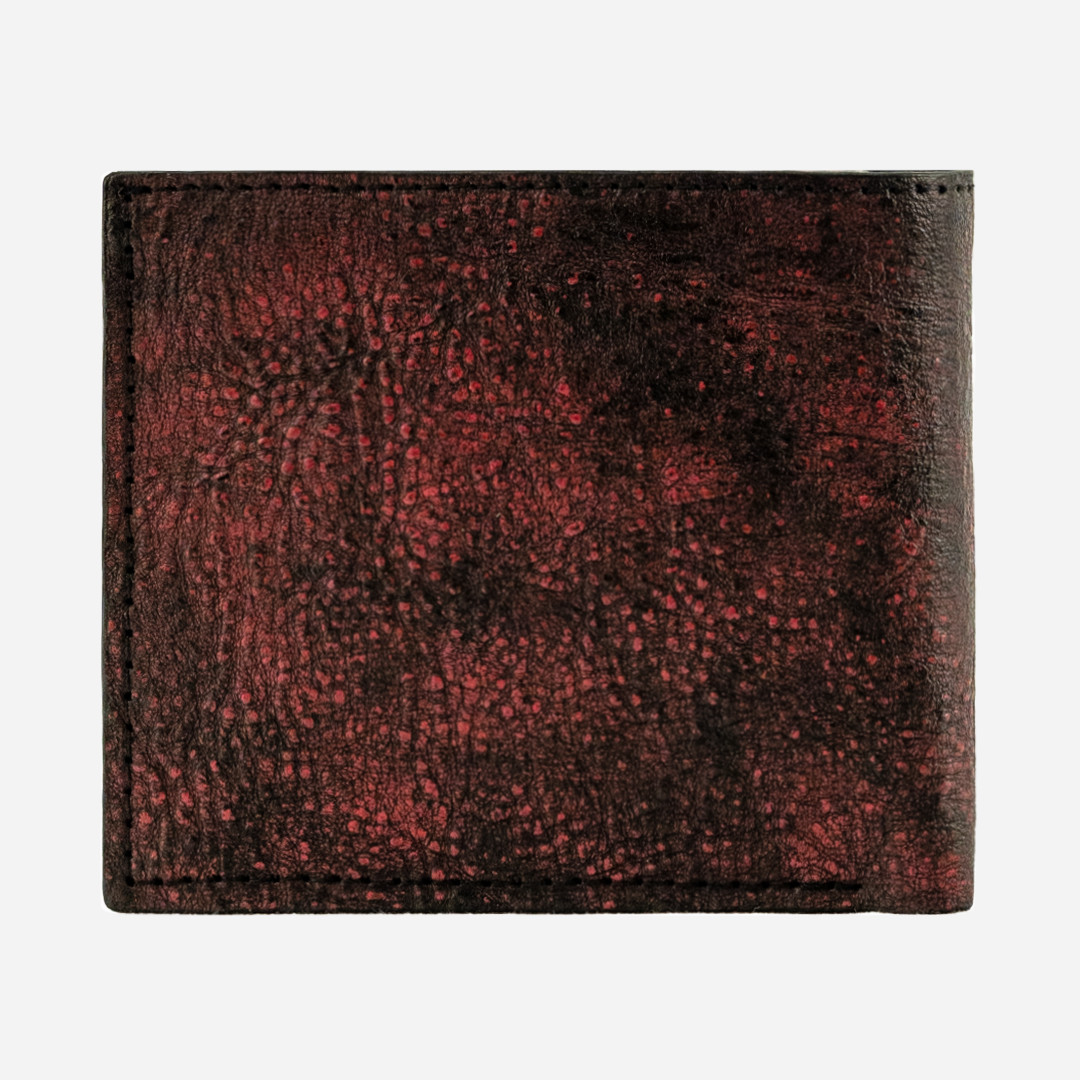 Cartera "The Grid" Deep Red