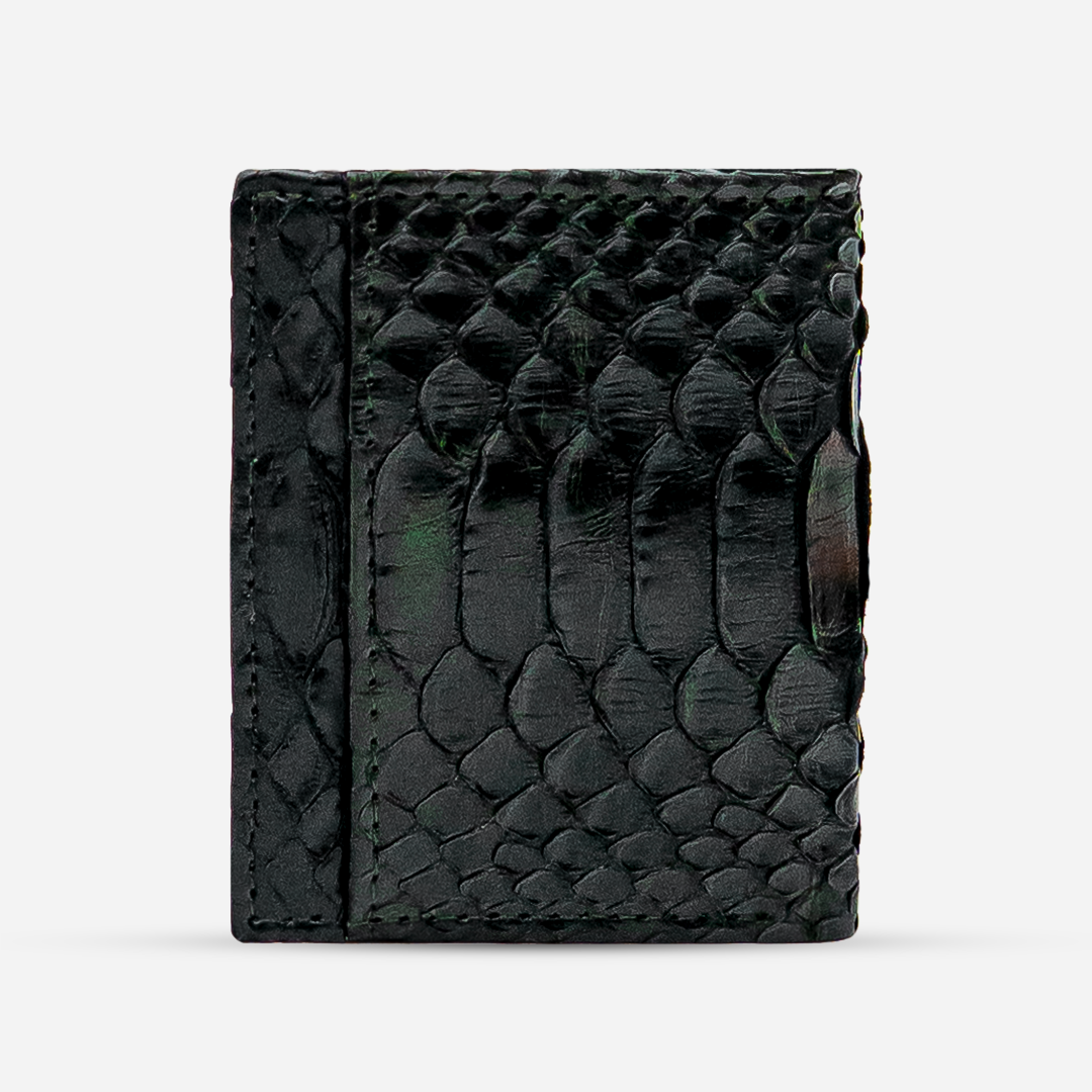 Cartera Compacta "The TIE" Python Forest