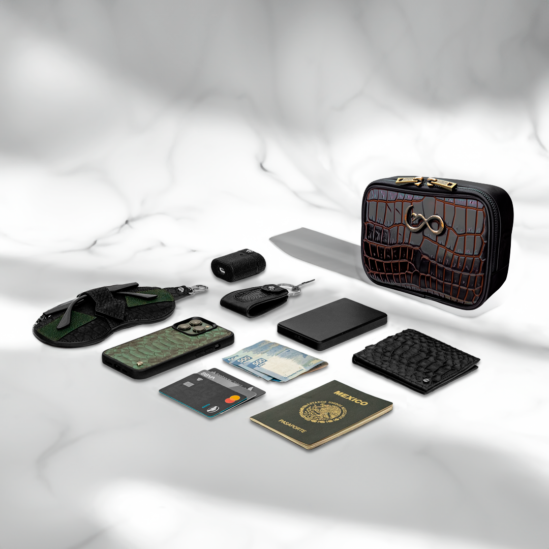 Documentera Mini - Billionaire Croc Brown