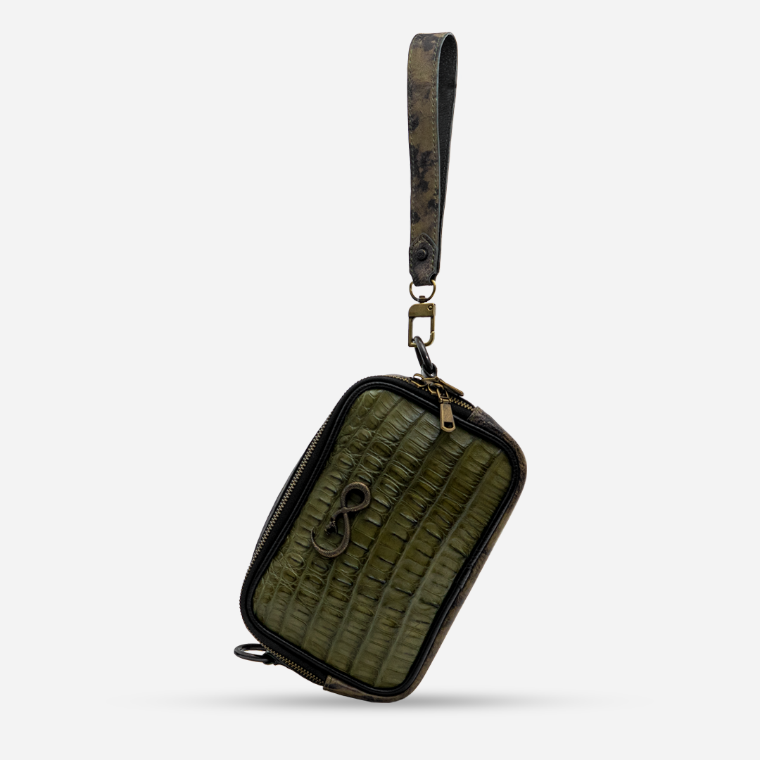 Documentera Mini - Billionaire Croc Olive
