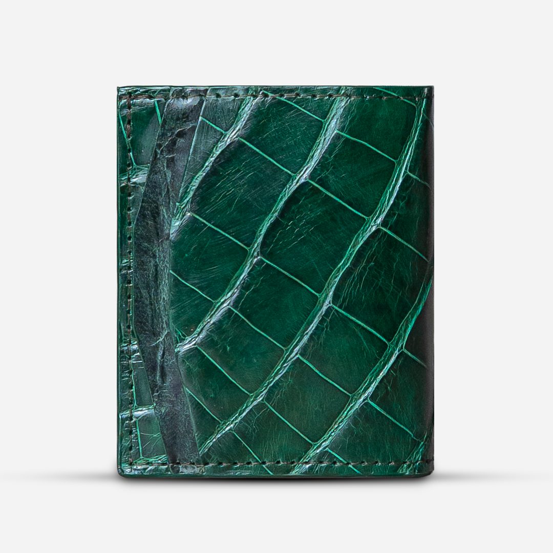 Cartera Compacta "The TIE" Billionaire Croc Aureal