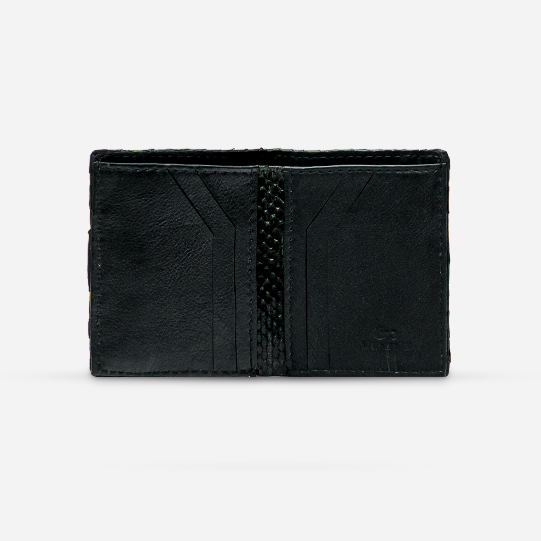 Cartera Compacta "The TIE" Python Forest