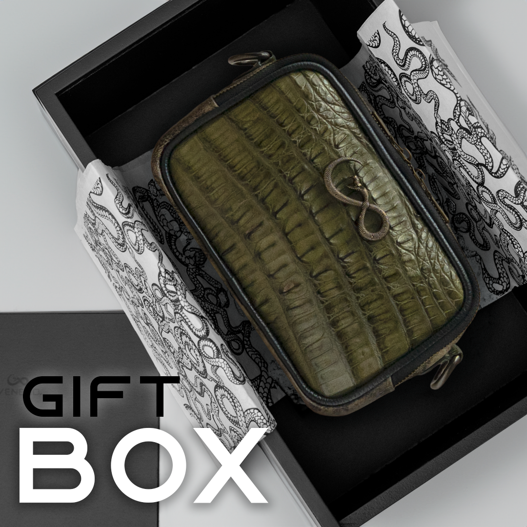 Documentera Mini - Billionaire Croc Olive