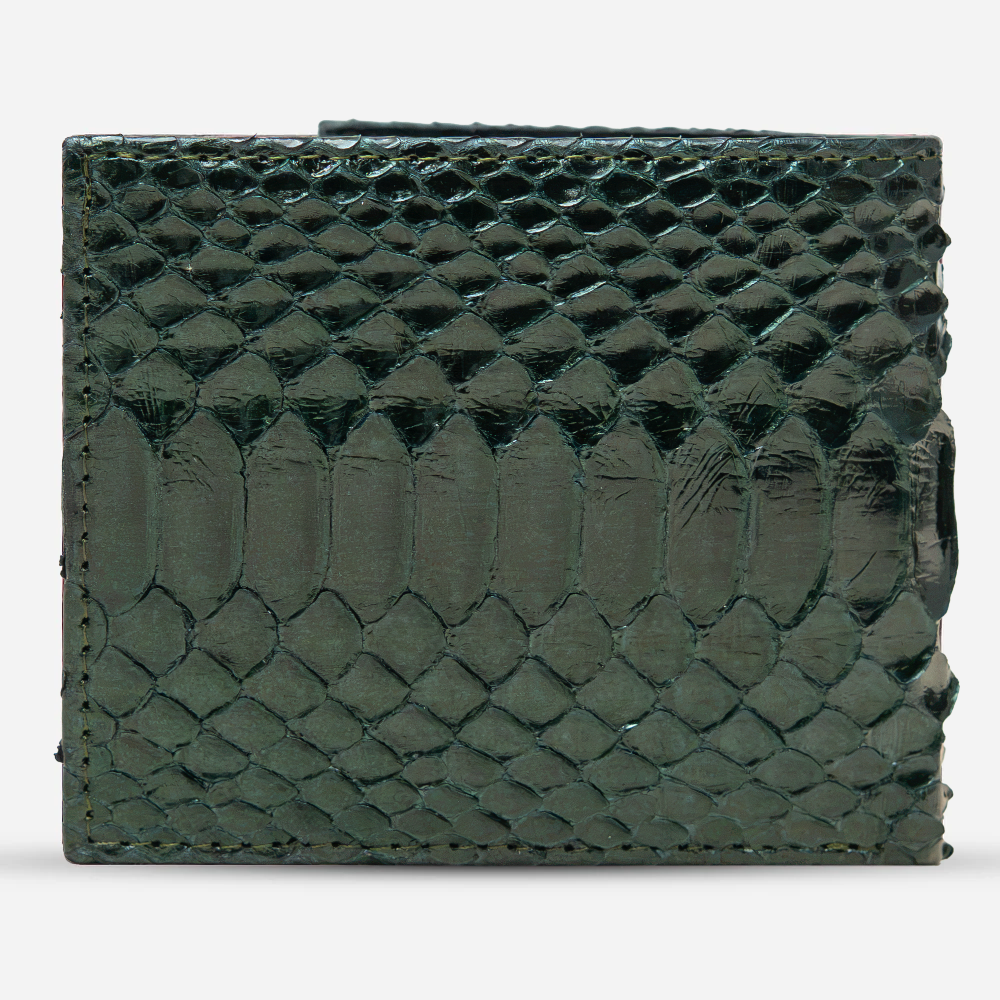 Cartera Grande "The Ambassador" Python Forest