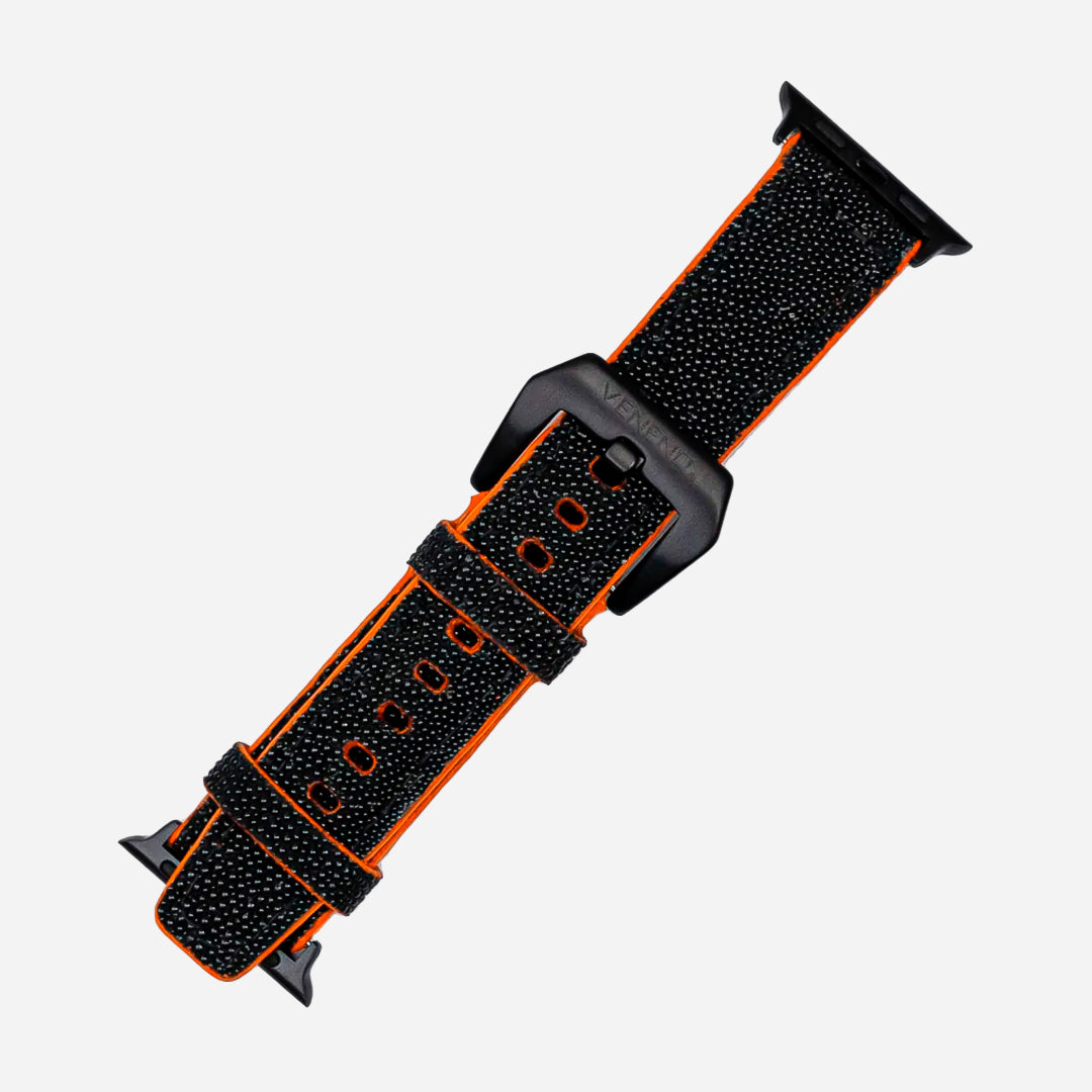 “Extenisble Apple Watch Ultra” Black- Orange